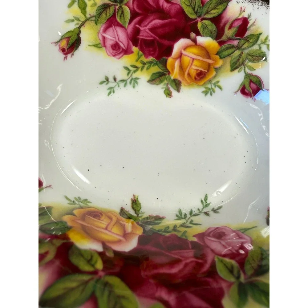 Vintage Royal Albert Old Country Roses Ring Dish